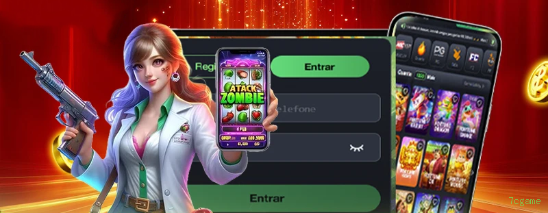 Imagem promocional da plataforma 7cgame